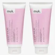 2x MUK DEEP MUK 1 Minute Ultra Soft Treatment 200ml
