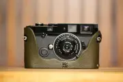 Kenji Leather Half Case for Leica M2 M3 M4 MP MP3 M6P M6J M3J + Grip + Engraving