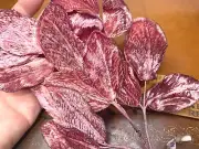 vintage millinery 1940s leaves victorian rose 1 spray made in Japan