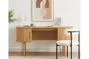 Tate Wooden Curved Desk