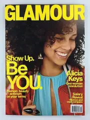 Glamour Magazine March 2017 Alicia Keys Salary Reveal Women and Men Compare