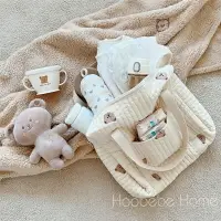 在飛比找樂天市場購物網優惠-媽咪包 韓國ins新款媽咪包絎縫大容量手提母嬰包外出收納媽媽