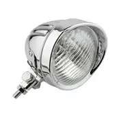 Universal Motorcycle Headlight Easy To Install Vintage Style Improve white glass