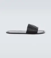 [Christian Louboutin] Christian Louboutin Varsicool leather slides AU 7 black