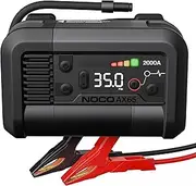 NOCO Boost Air AX65: 2000A Jump Starter with 22A 100 PSI Air Compressor - 8.0L Gasoline and 6.0L Diesel Engines - Inflating Tyres from 0-40 PSI in 2.0 Minutes