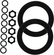 Kisangel 5 Sets Rolling Microphone Rings of Durable Mic Accessories for Ktv Bars and Stages Compact Design for and Use Prevent Slipping and Enhance Performance