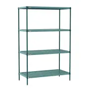Metro PR-244274K3-S-4 Super Erecta Pro Industrial Wire 4-Shelf Restaurant Shelv