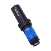 AmScope 0.7X-8.4X Zoom Monocular C-Mount Stereo Microscope Lens+Detent+1.5X Lens