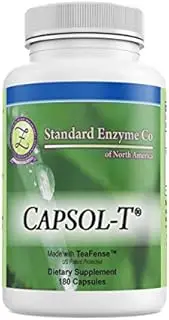 Food Based Supplement - Made with Decaffeinated Green Tea and Red Chili Pepper Extracts (180 Capsules)