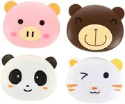 [BEBEMOKO] Pcs Animal Lens Boxes Leakproof Storage Cases Compact Portable for Eye Care Kit Stylish