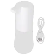 600ml Soap Dispenser Large Capacity Induction Electric Automatic Soap Dispenser for Home BathroomWhite Spray Type
