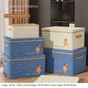 Foldable Quilt Storage Bag Portable Wardrobe Sorting Storage Bucket Home
