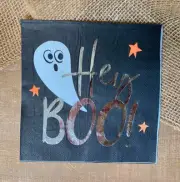 L-006 Halloween Ghost Design Luncheon Sz Paper Napkins For Decoupage Crafting