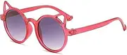 [Legou] Children’s Cute Cat Ear Sunglasses Flexible Round Frame UV Protection Glasses Eye Protection Outdoor Summer Sunglasses