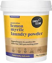 Simply Clean Australian Lemon Myrtle Laundry Powder 1kg