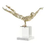 Decorative Figure Dkd Home Decor Resin Crystal Marble 30 x 10 x 27 Cm