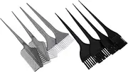 HAKIDZEL 8pc Hair Dye Brush Set Root Comb Applicator for Dark Brown Tinting Coloring