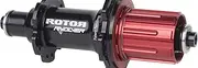 Rotor Unisex – Adult RVOLVER Rear Wheel Road Bike Hub Rim QR 1:1 Spoked Wheel Scars, Black, One Size