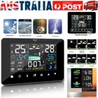 Digital LCD Indoor Outdoor Weather Station Clock Wireless Calendar Thermometer