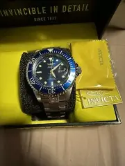 Invicta 27611 Men's Grand Diver Blue Dial Bracelet Automatic Watch