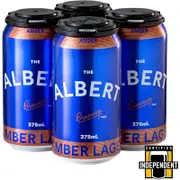 The Albert Brewery Albert Amber Lager Can 375mL