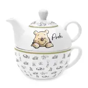 Disney Winnie The Pooh Cartoon Tea for One Teapot and Cup Gift Set