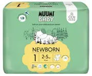 Muumi Nappies Size 1 Newborn 2-5kg Pack of 25