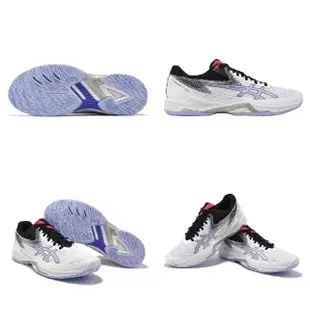 【asics 亞瑟士】排球鞋 V-Swift FF 4 男鞋 女鞋 白 純銀 室內運動 羽排鞋 運動鞋 亞瑟士(1053A066100)