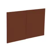Kaboodle 900mm Paprika Modern Medium Rangehood Door - 2PK
