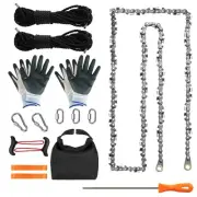 55 Inch High Reach Hand Rope Saw for Tree Limbs with 70 Sharp Teeth Blades on...