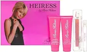 Paris Hilton Heiress by Paris Hilton Gift Set - 3.4 oz Eau De Parfum Spay + .34 oz Mini EDP Pen Spray + 3 oz Body Lotion + 3 oz Shower Gel / - (Women)