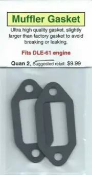 DLE-61 Exhaust/Muffler Gasket 2 Pack NIP