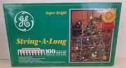 GE String-A-Long Super Bright 100 Indoor/Outdoor Lights Assorted Colors