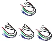 12 pcs ponytail headband women hair extensions faux ponytail hairpiece hair extensions wig synthetic ponytail extension hair accessories surround High temperature wire child