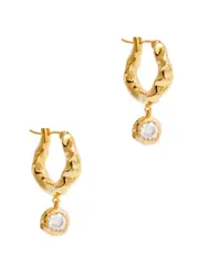 Joanna Laura Constantine Small 18kt Gold-plated Hoop Earrings ONE SIZE