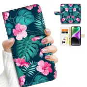 ( For iPhone 8 / iPhone 7 ) Flip Case Cover AJ26644 Tropical Palm