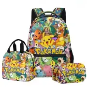 Pikachu Pet Pokemon Pikachu Primary & Middle Boys Girl Anime Cartoon School Bag