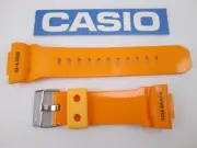 Genuine Casio G-Shock G-Lide GLX-150 GLX-150-4 resin rubber watch band orange