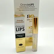 GrandeLips Hydrating Lip Plumper Clear Gloss MINI 0.04oz/1.1ml Sealed