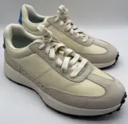 Cole Haan Men's Grand Atlantic Textured Sneakers, Ivory/Whitecap Gray, C38116