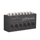 Mini Stereo 6 Channel Passive Mixer Audio Mixer 6 In 2 Out Stereo Distri BBY