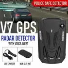 New Car Radar 16 Band V7 GPS Speed Police Safe Detector Voice Alert Laser 360°