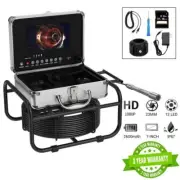 98FT/30M Drain Sewer Camera with 7"LCD Monitor Industrial Pipe Inspection Camera