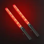 2 Pack Traffic Wand, 21 Inch Led Traffic Control Wands with 2 Flashing Modes, Sa