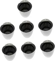 KONTONTY 7pcs Flowerpot Wall Lazy Pots Hanging Pot Wall Mounted Planter Pot Wall Hanging Planter Plastic to Go Containers Self Watering Pots Plant Pots Garden Pot Wall-Mounted