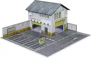 1/64 Scale Car Model Display Case Diecast Car Garage with Lights Decorative Parking Lot Collection Show Case Home Decor