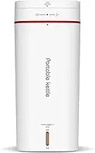 Portable Travel Electric Kettle,500ml Fast Boiling Water Automatic Shut-Off Stainless Steel Mini Thermos , Hot & Cold Drinks, Tea Kettle, Milk and coffee