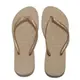 Havaianas 拖鞋 Slim Flatform 香檳金 厚底 夾腳 人字 哈瓦仕 ACS 41445370570W