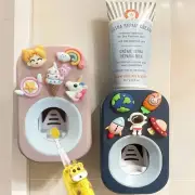 Automatic Kid Toothpaste Dispenser Wall Mounted for Bathroom,Toothpaste Squee...