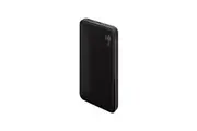 Goobay PowerBank Slimline 10000mAh LED w/Charging Cable Portable Charger BLK